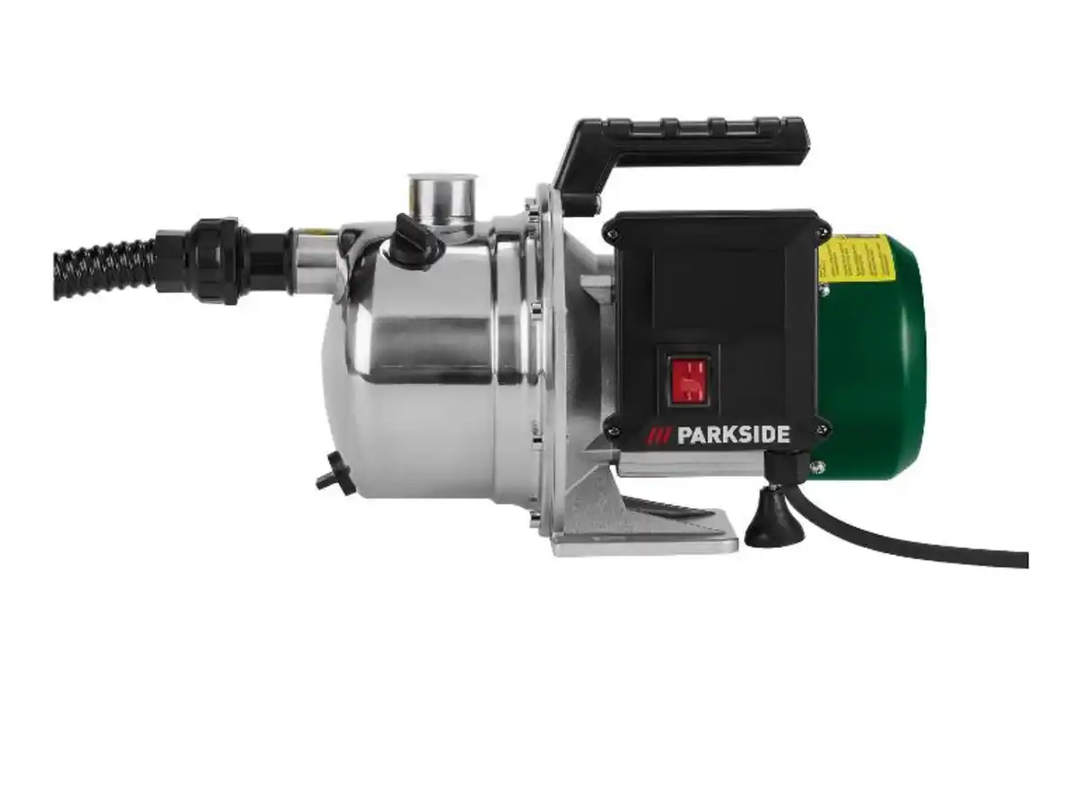 Bild 1 von PARKSIDE® Gartenpumpen-Set »PEGP 1100 A1«, Edelstahl-Pumpengehäuse