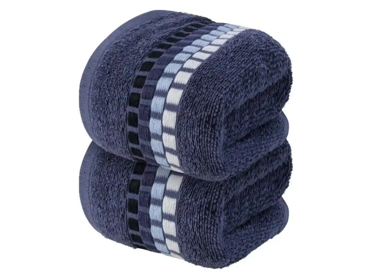 Bild 2 von LIVARNO home Frottier-Gästetücher, 2 Stück, 30 x 50 cm