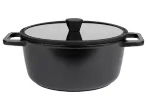 LIVARNO home Aluguss-Kochtopf, mit innerer Literskala, Ø 28 cm