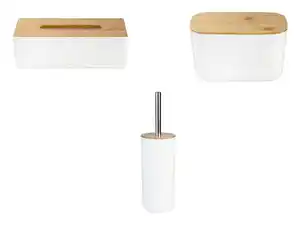 LIVARNO home WC-Bürstengarnitur / Kosmetiktücher-Box / Aufbewahrungsbox