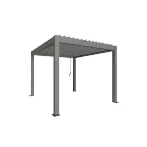 Biohort Pergola Gr. 3 x 3,5 quarzgrau 312 x 376,5 cm