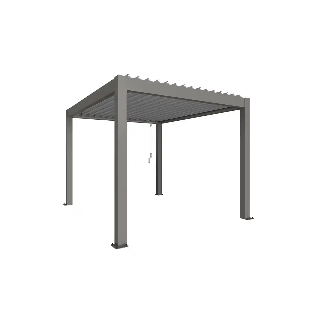 Bild 1 von Biohort Pergola Gr. 3 x 3,5 quarzgrau 312 x 376,5 cm