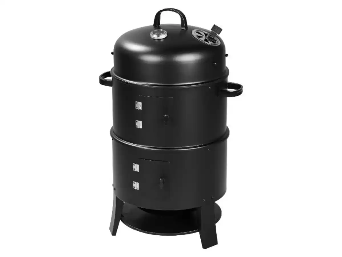 Bild 1 von GRILLMEISTER 3in1 Räucherofen »Kansas«, Ø 40 cm, mit 6 Räucherhaken