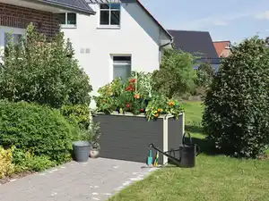 Karibu Karibu Hochbeet »Lyss«, aus Holz, mit Folie