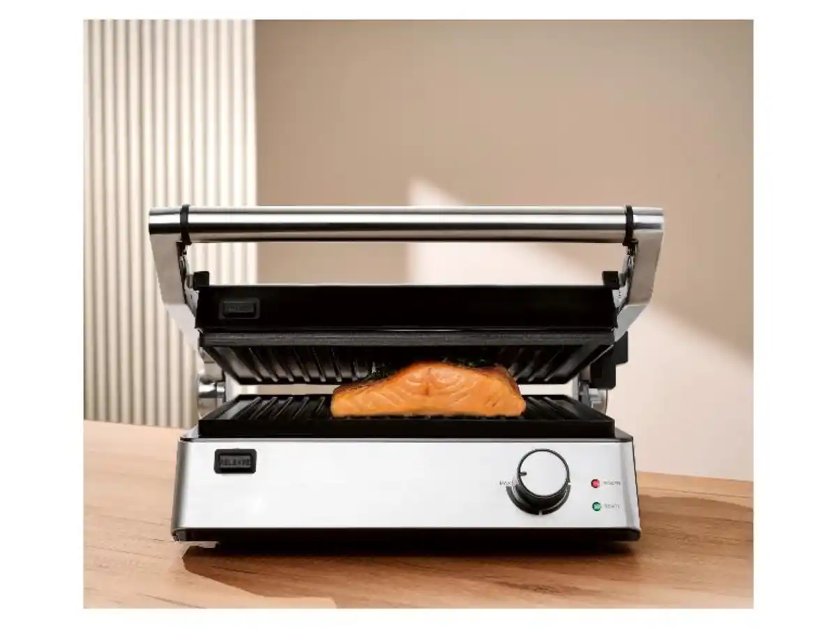 Bild 2 von SILVERCREST® KITCHEN TOOLS Kontaktgrill SKGE 2000 D3, 180° aufklappbar