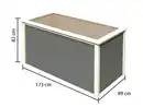 Bild 3 von Karibu Karibu Hochbeet »Lyss«, aus Holz, mit Folie