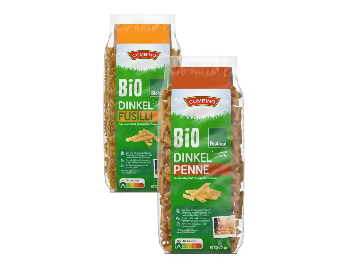 Bild 1 von Bioland Dinkel Nudeln,  500 g