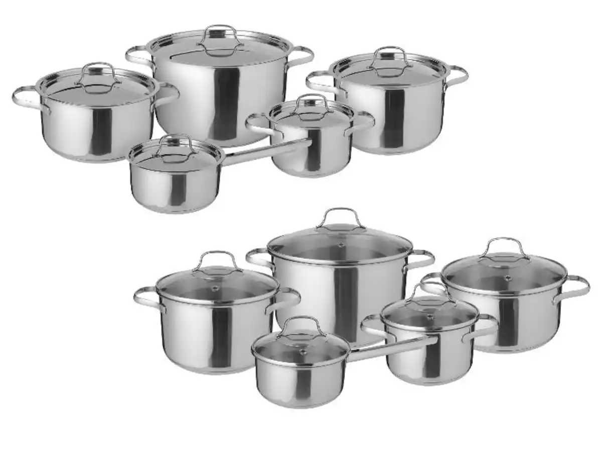 Bild 1 von LIVARNO home Topfset Edelstahl 5 tlg.