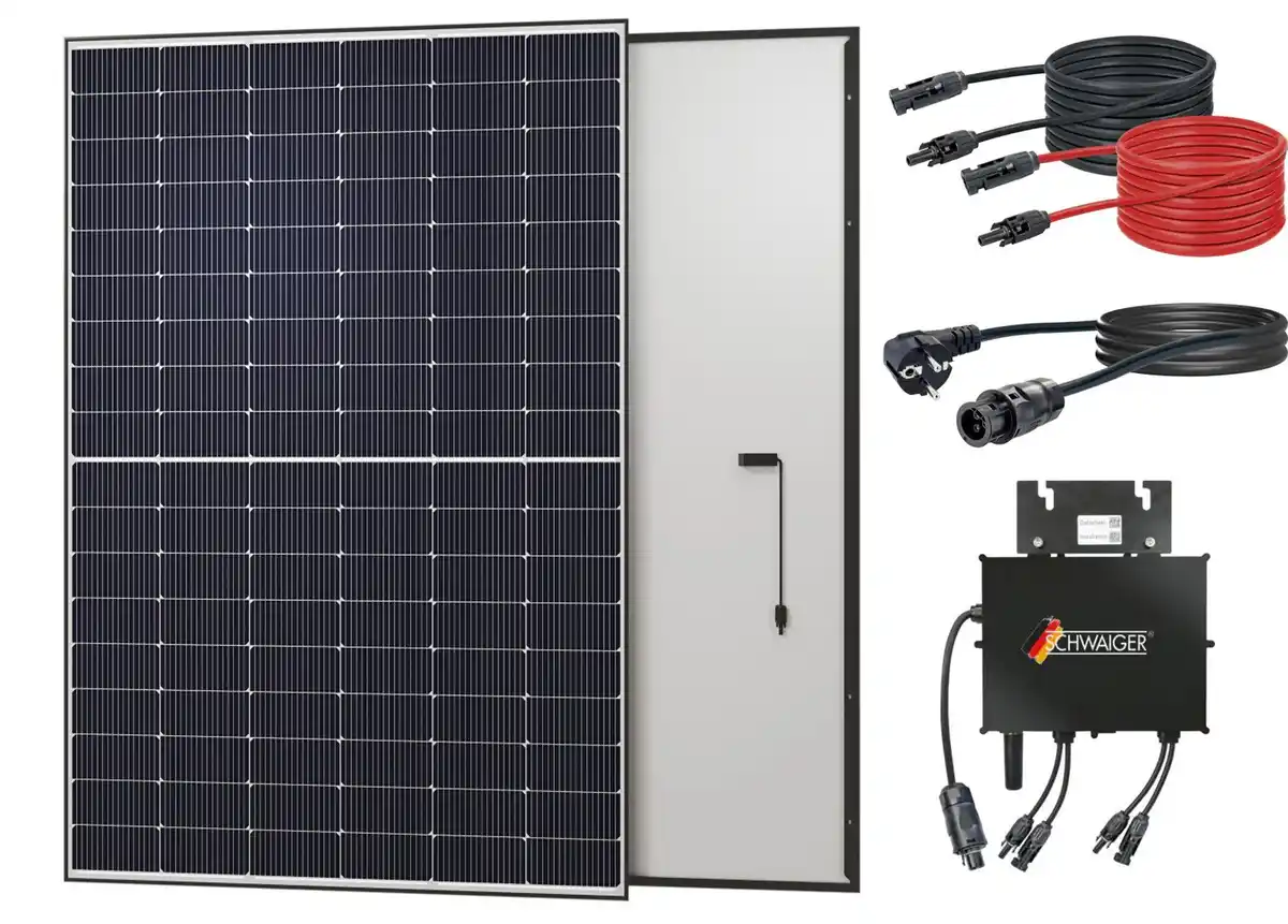 Bild 1 von Schwaiger Balkonkraftwerk 860 Watt Wifi fähig