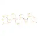 Bild 1 von toom LED-Solar-Lichterkette 'Draht' weiß 4,9 m