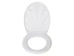 LIVARNO home Duroplast-WC-Sitz, im Muschel-Design