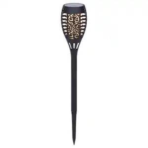 toom LED-Solarfackel-Set schwarz 43 cm, 5 Stück