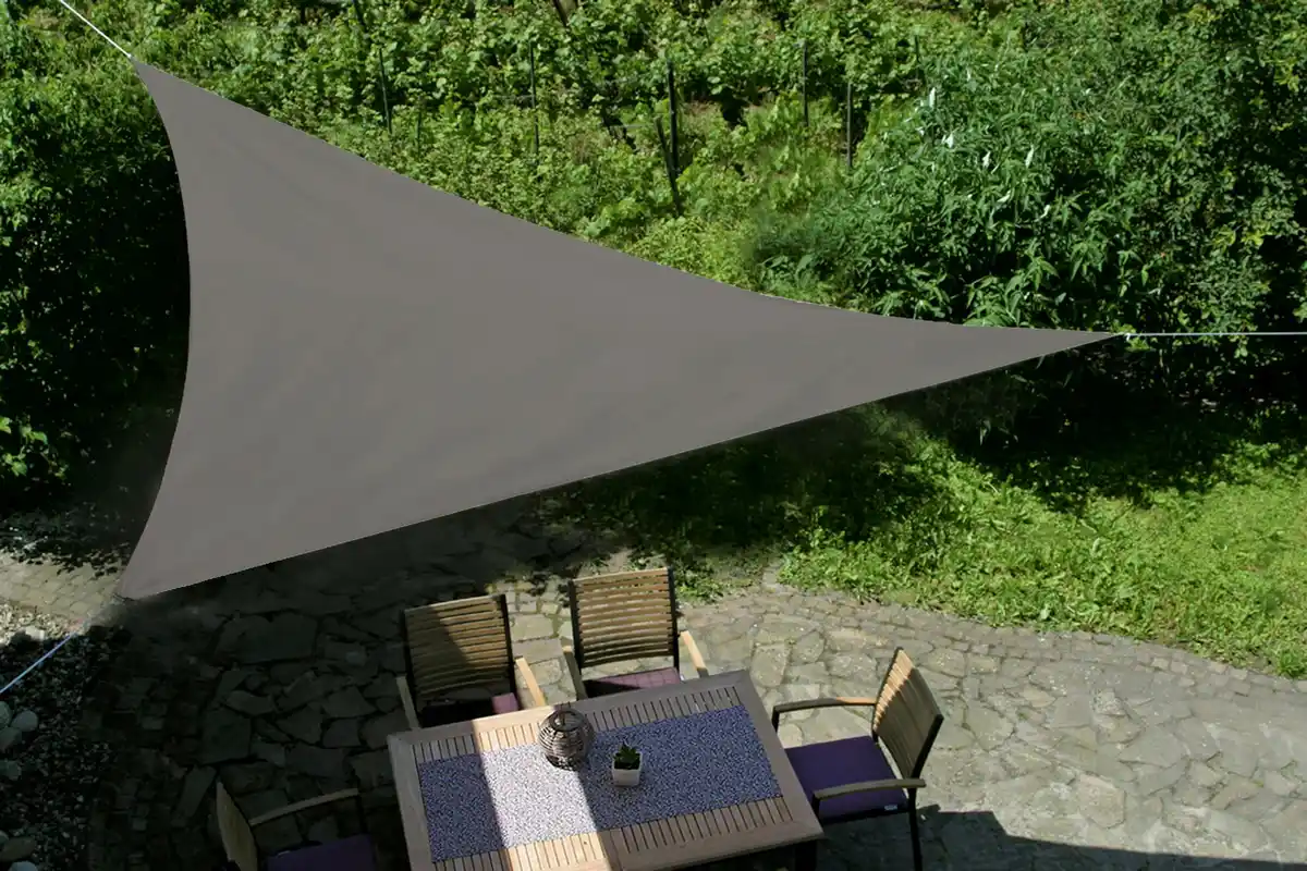 Bild 1 von Go-De Sonnensegel Dreieckig Anthrazit 360 x 360 x 360 cm