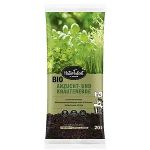 Bio Anzucht- und Kräutererde 'Naturtalent' 20 l