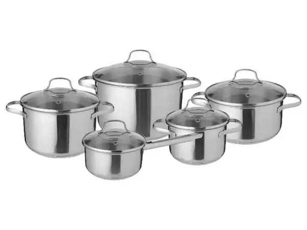 Bild 2 von LIVARNO home Topfset Edelstahl 5 tlg.