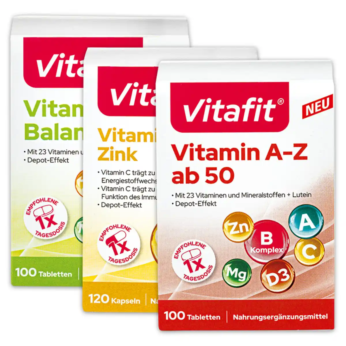 Bild 1 von Vitafit Vitamintabletten