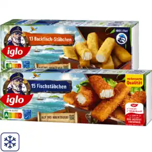 Iglo Fisch- oder Backfischstäbchen