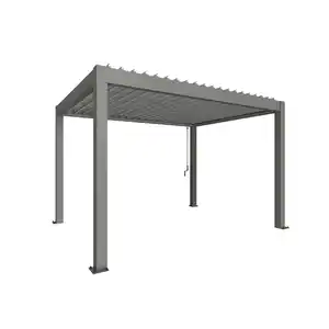 Biohort Pergola Gr. 4 x 3 quarzgrau 404,5 x 312 cm