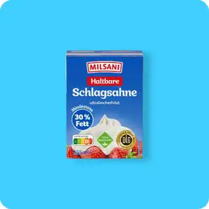 MILSANI H-Schlagsahne, Mind. 30 % Fett