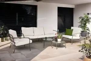 Primaster Gartenmöbel-Set Locarno Stahl