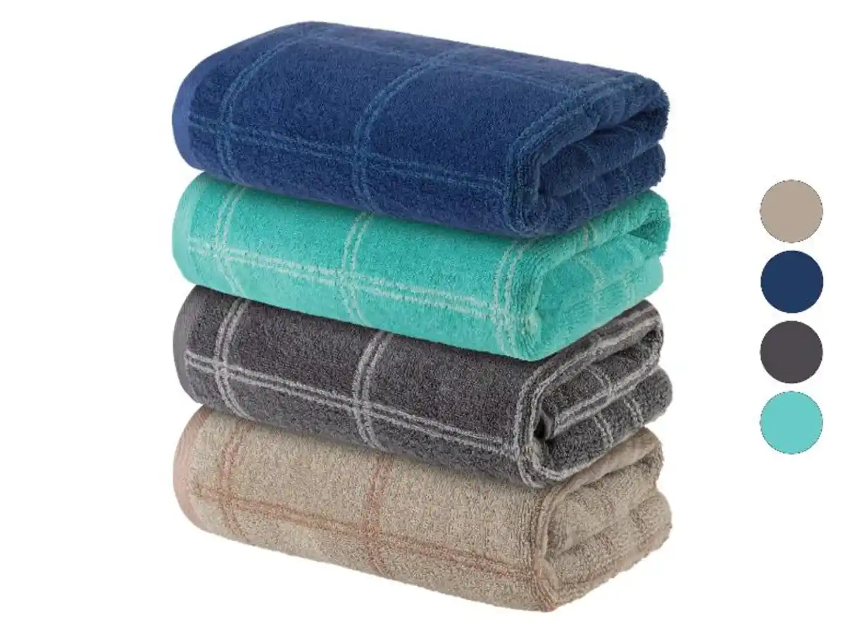 Bild 1 von LIVARNO home Frottier-Handtücher, 2 Stück, 50 x 100 cm