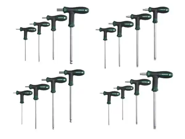 Bild 1 von PARKSIDE® T-Griff Innensechskant-Stiftschlüssel-Satz / TX Stiftschlüssel-Satz