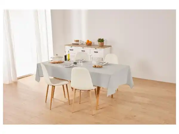 Bild 2 von LIVARNO home Baumwoll-Leinen Tischdecke, 140 x 240 cm