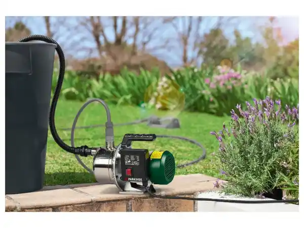 Bild 2 von PARKSIDE® Gartenpumpen-Set »PEGP 1100 A1«, Edelstahl-Pumpengehäuse