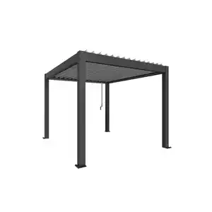 Biohort Pergola Gr. 3 x 3,5 dunkelgrau 312 x 367,5 cm