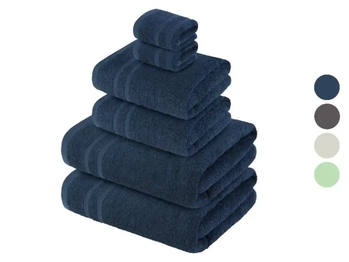 Bild 1 von LIVARNO home Frottier-Set 350gsm 6tlg.