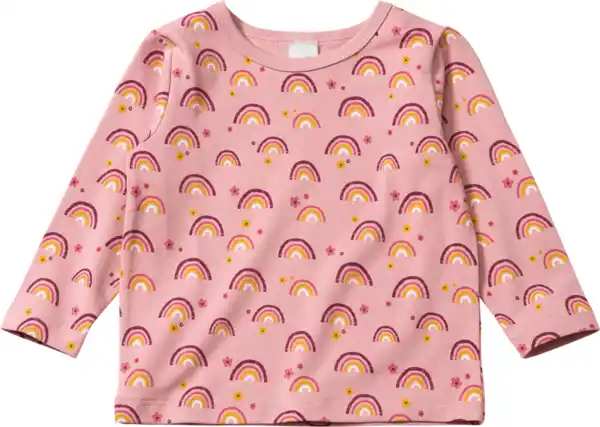 Bild 1 von ALANA Langarmshirt Pro Climate mit Regenbogen-Muster, rosa, Gr. 104