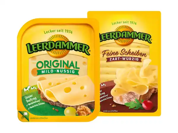 Bild 1 von Leerdammer Käsescheiben