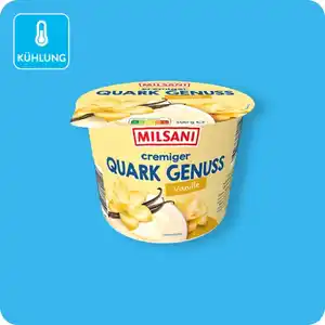 MILSANI Cremiger Quark-Genuss, Verschiedene Sorten