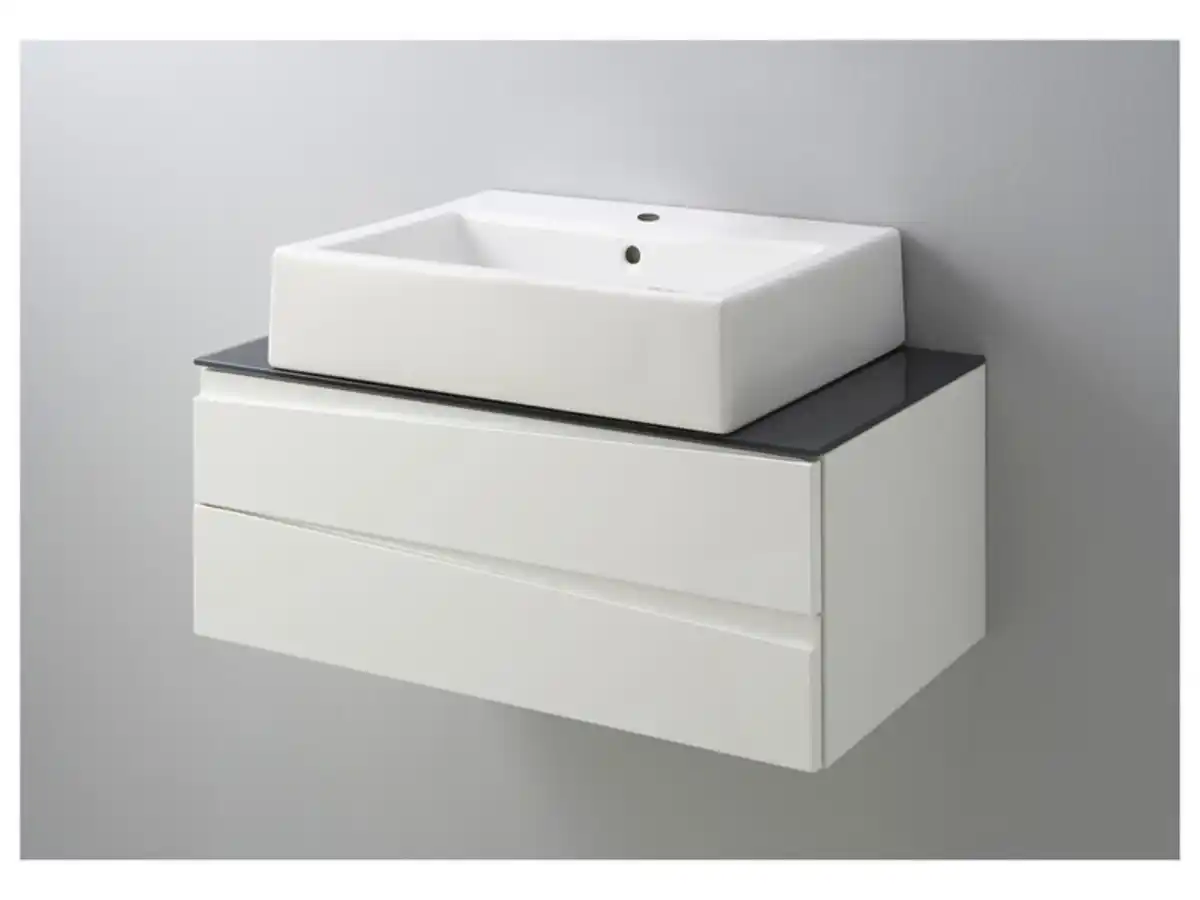 Bild 3 von byLIVING Waschbeckenunterschrank »Shape«, mit Hochglanzfront