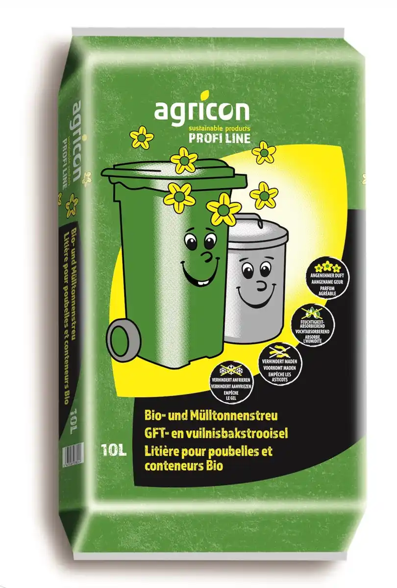 Bild 1 von Agricon Biotonnen und Mülltonnenstreu mit Citronelladuft 10 L