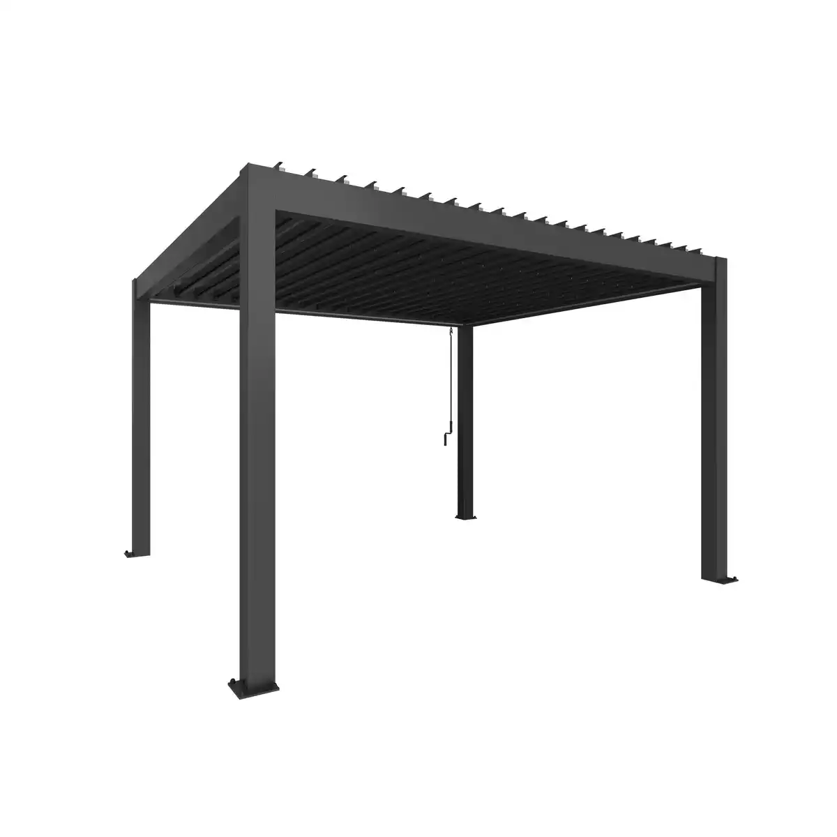 Bild 1 von Biohort Pergola Gr. 4 x 3,5 dunkelgrau-metallic 404,5 x 367,5 cm