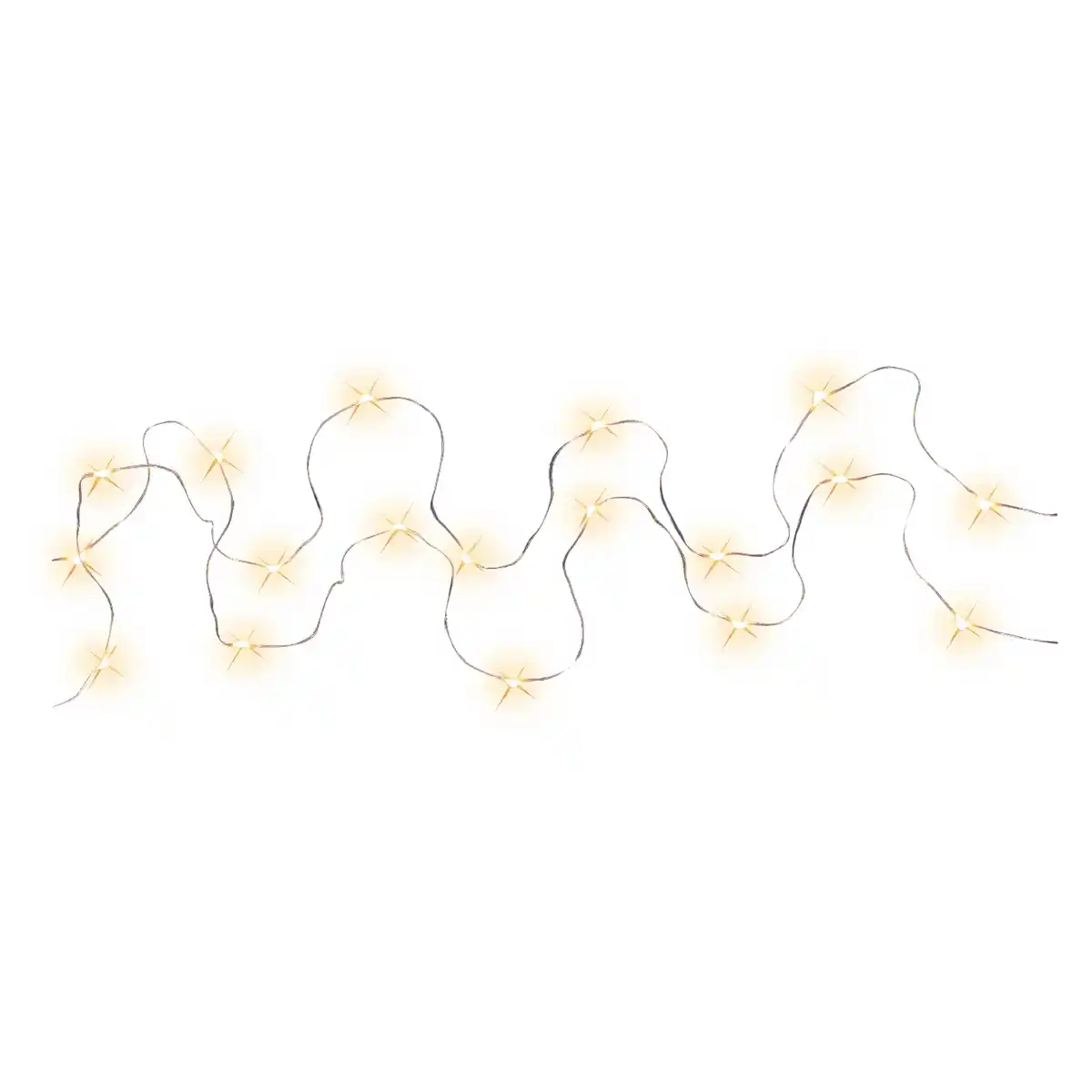 Bild 1 von toom LED-Solar-Lichterkette 'Draht' weiß 9,9 m