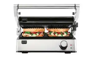 SILVERCREST® KITCHEN TOOLS Kontaktgrill SKGE 2000 D3, 180° aufklappbar