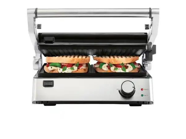 Bild 1 von SILVERCREST® KITCHEN TOOLS Kontaktgrill SKGE 2000 D3, 180° aufklappbar