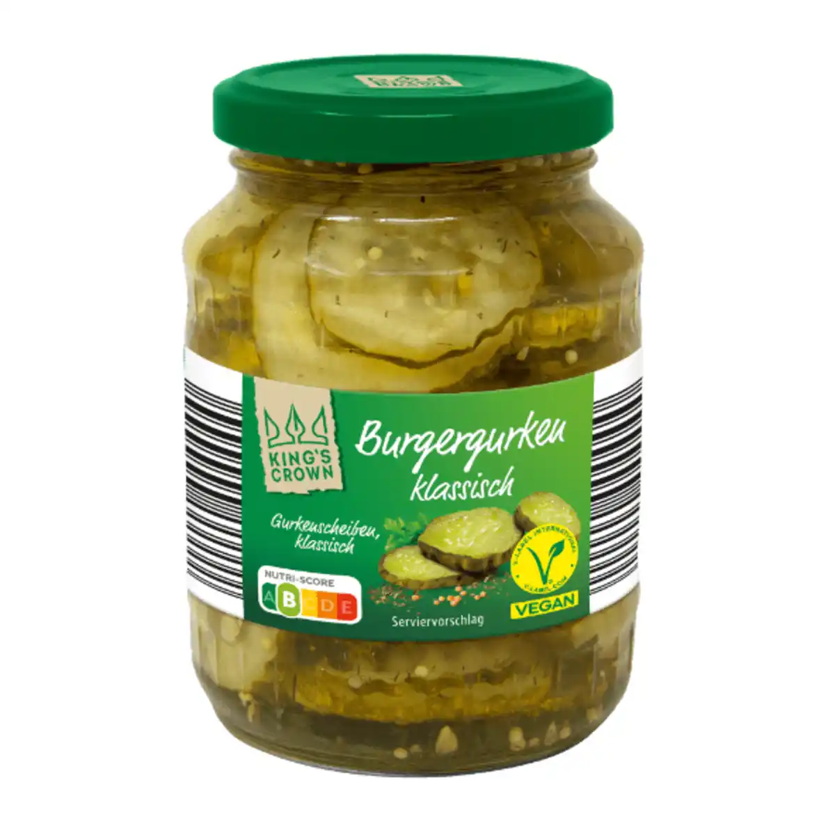 Bild 1 von KING’S CROWN Burgergurken 370ml