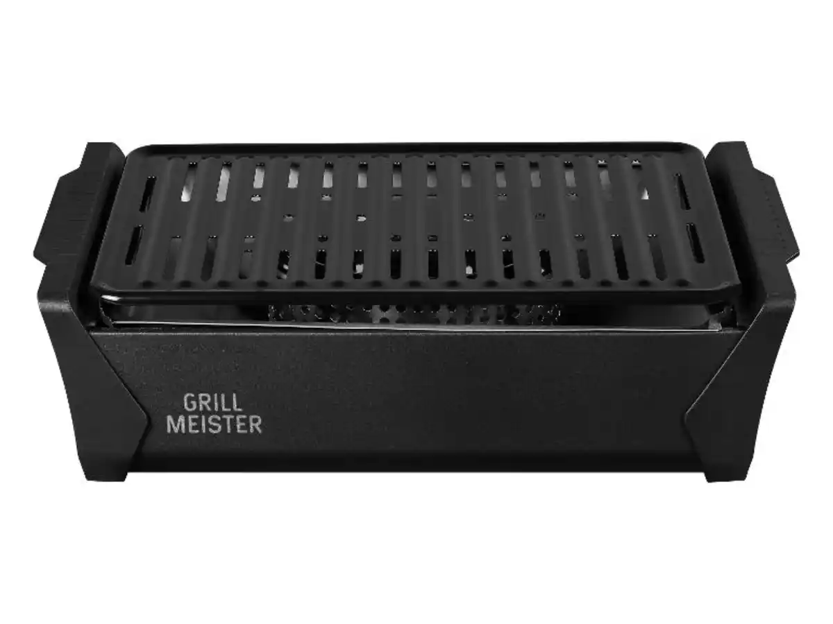 Bild 1 von GRILLMEISTER Holzkohlegrill mit Aktivbelüftung »KANSAS«, kabellos