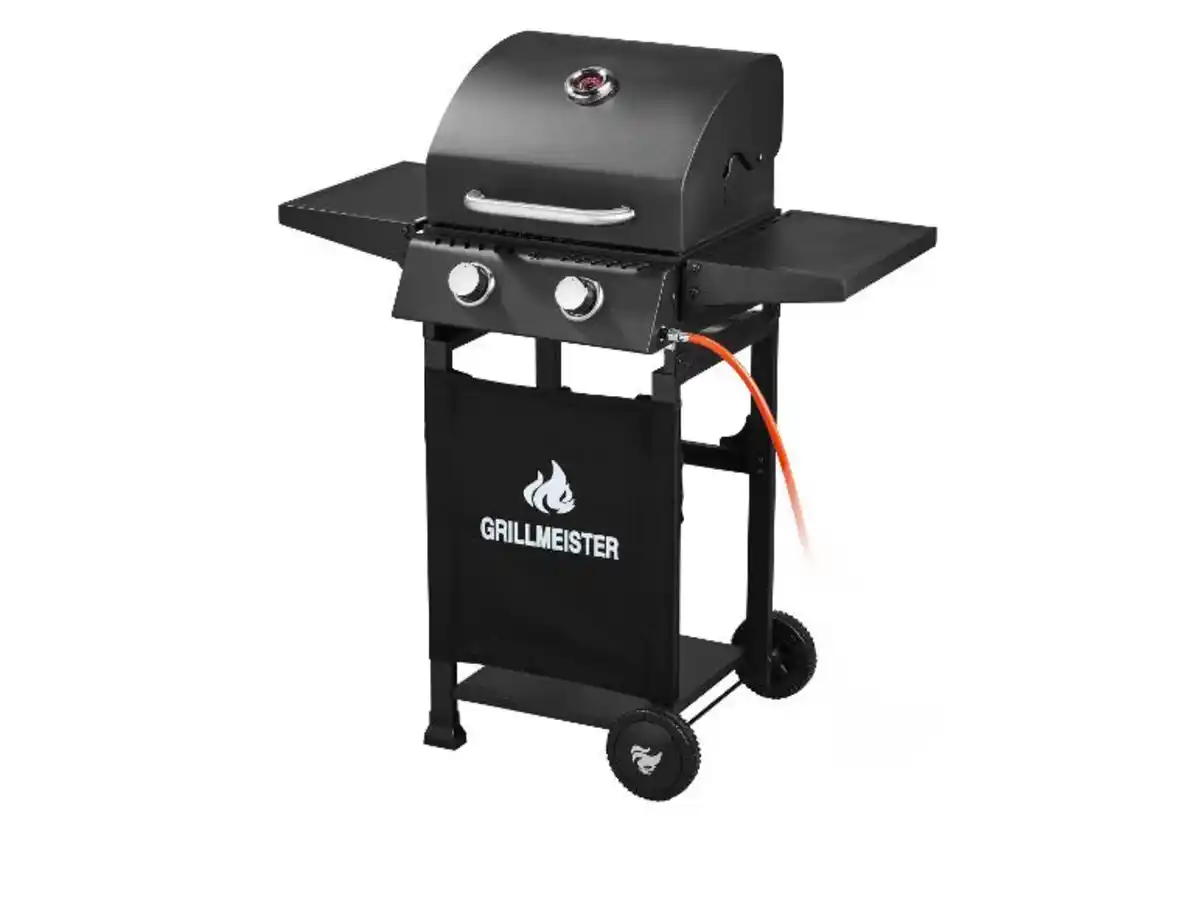 Bild 1 von GRILLMEISTER Gasgrill 2-Brenner »Memphis«, mit Warmhalterost