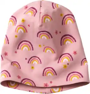 ALANA Mütze Pro Climate mit Regenbogen-Muster, rosa, Gr. 48/49