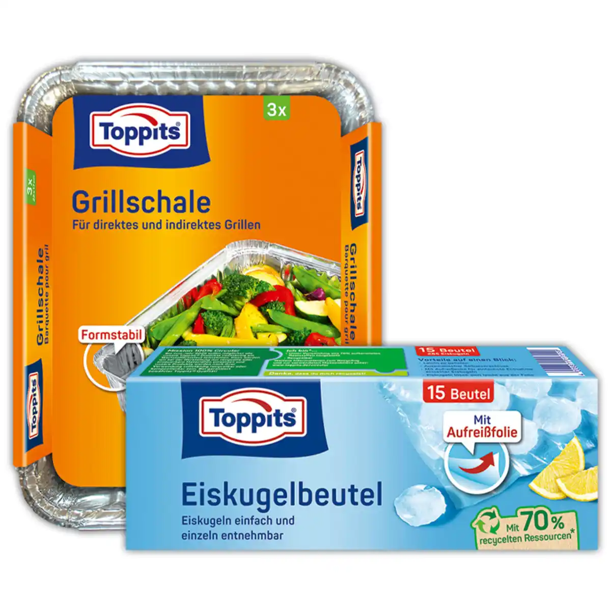 Bild 1 von Toppits Grillschale / Eiskugelbeutel