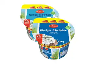 Milbona Körniger Frischkäse XXL,  400 g