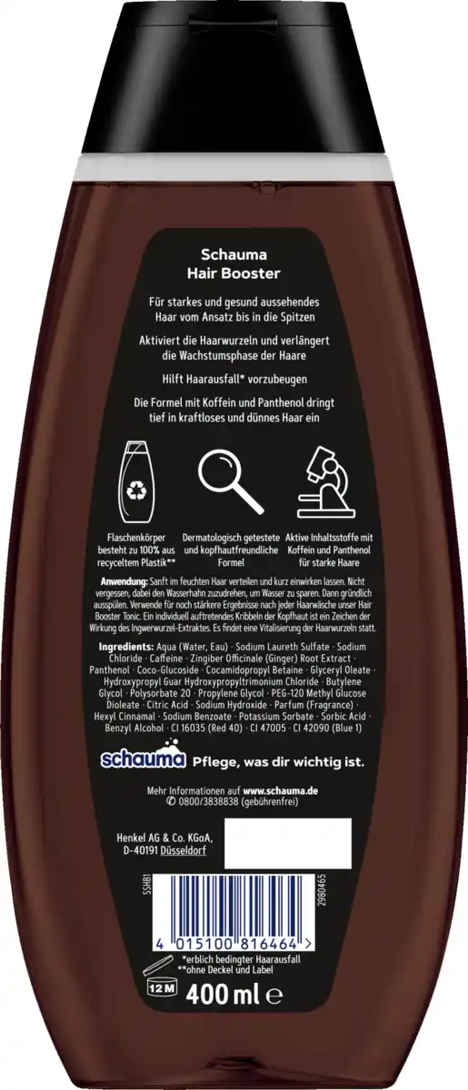 Bild 2 von Schauma XTRA Hair Booster Shampoo, 400 ml