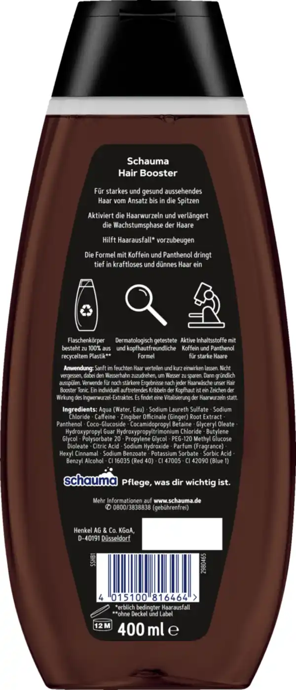 Bild 2 von Schauma XTRA Hair Booster Shampoo, 400 ml