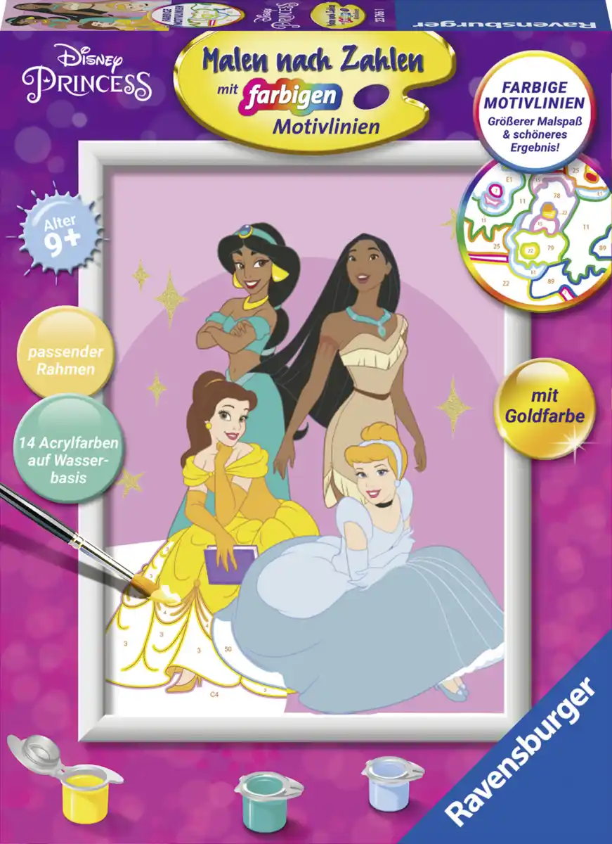 Bild 1 von Ravensburger Malen nach Zahlen Disney Prinzessinnen