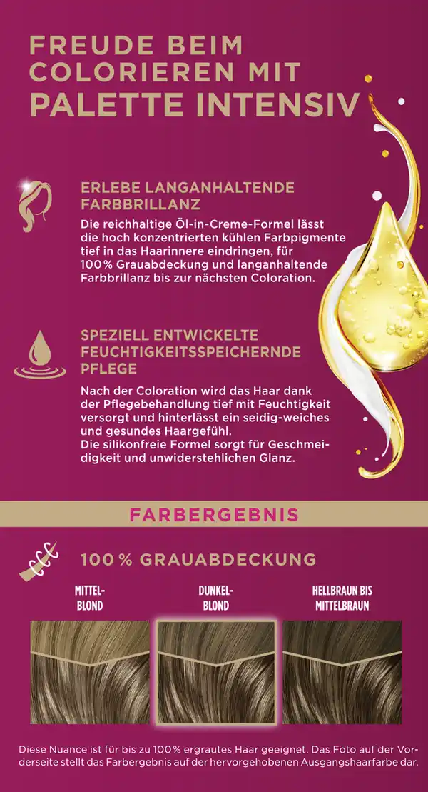 Bild 2 von Poly Palette Intensiv Creme Coloration 7-11 Kühles Dunkelblond