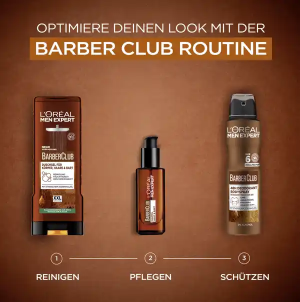 Bild 3 von L’Oréal Paris men expert Deospray Barber Club Antitranspirant mit holzigem Duft, 150 ml